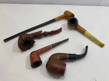 5 PIECE TOBACCO PIPE LOT