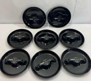 8 NOS PARKER FUNERAL HOME ASH TRAYS