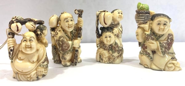 JAPANESE RESIN NETSUKE