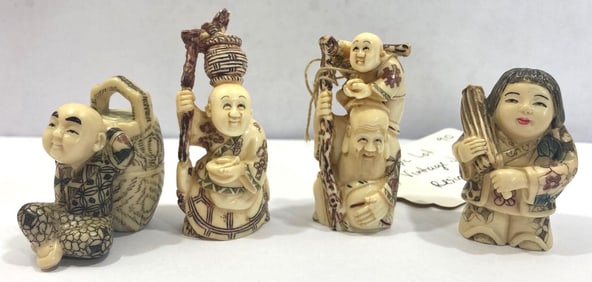 JAPANESE RESIN NETSUKE