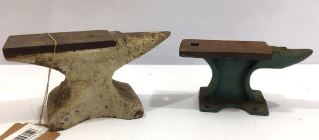 PAIR OF JEWELER'S ANVILS