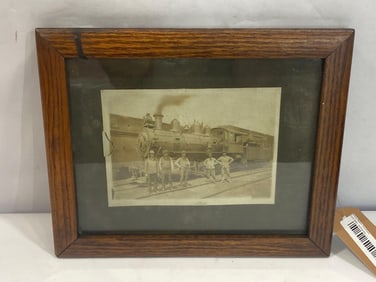 BIG TOP RAILROAD ENGINE PHOTOGRAPH