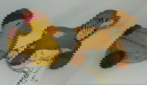 WOODEN CHILDREN'S PULL TOYS