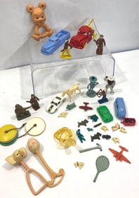 PLASTIC AND METAL CHILDRENS TOYS