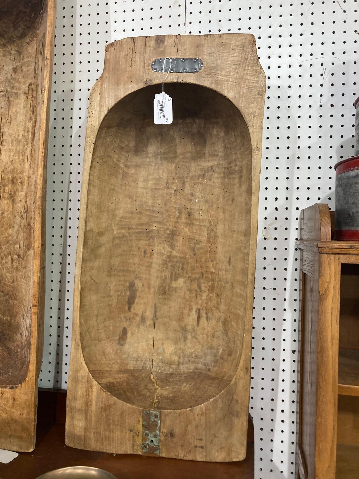 HAND HEWN TRENCHER BOWL (1 of 4)