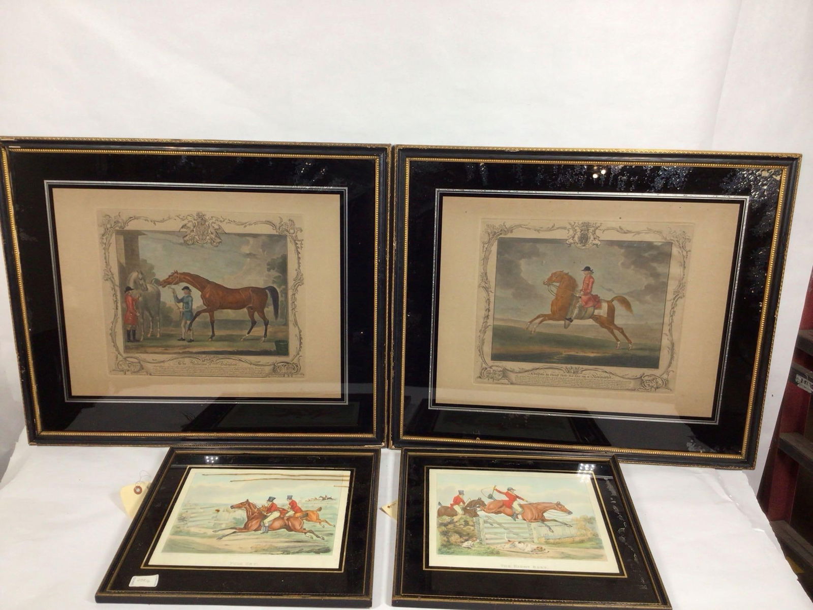 LOT OF 4 ENGLISH HUNTING PICTURES (1 of 10)