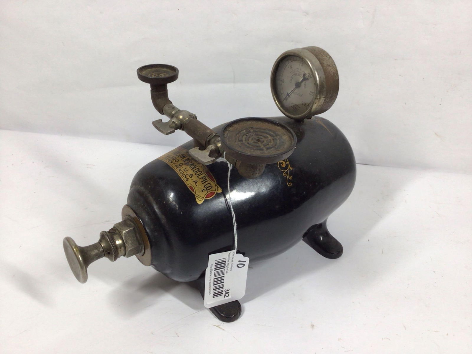 Ransom & Randolph Co. Elgin vacuum casting dental pump stove (1 of 7)
