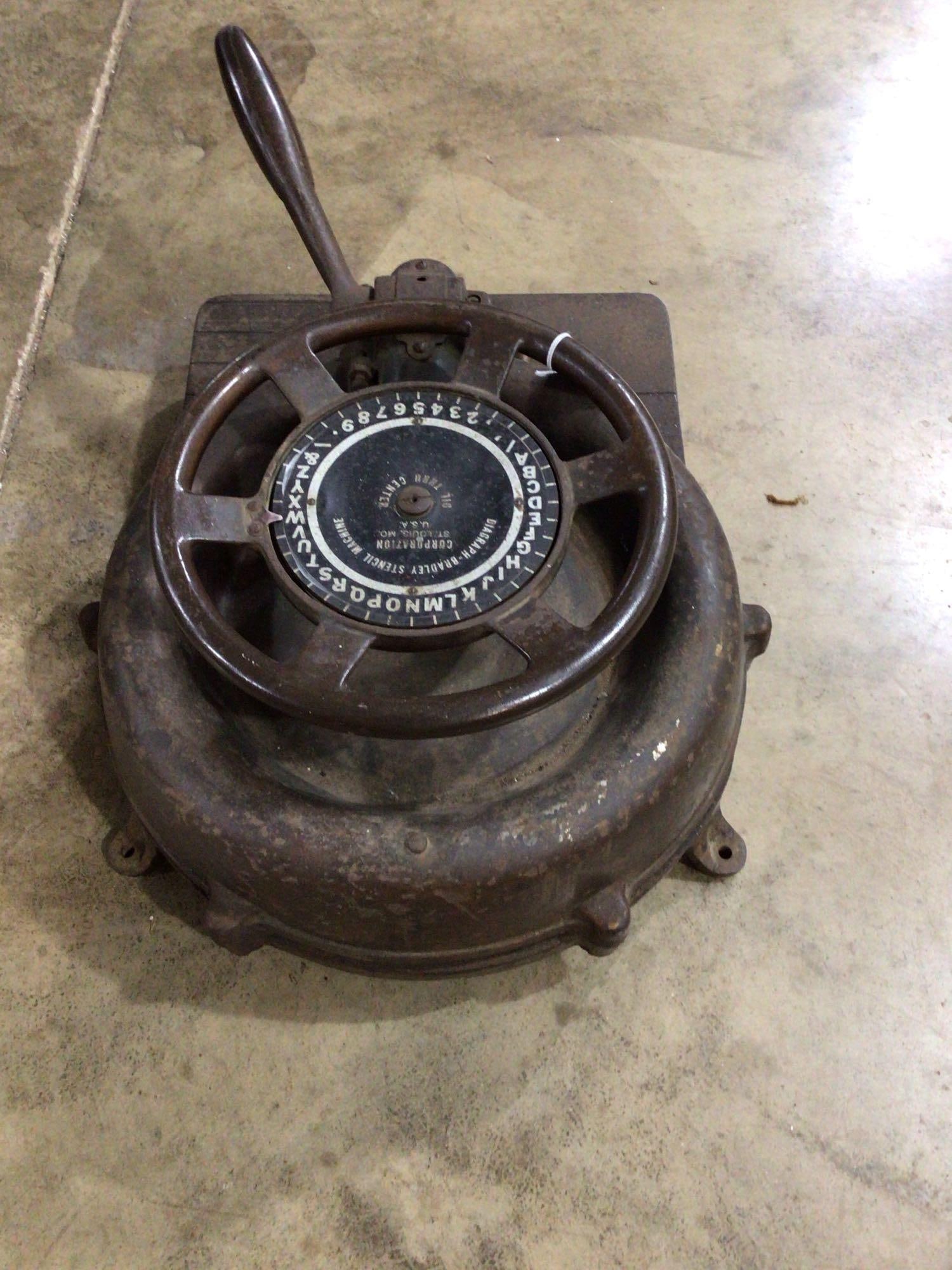 DIAGRAPH BRADLEY STENCIL MACHINE (1 of 4)