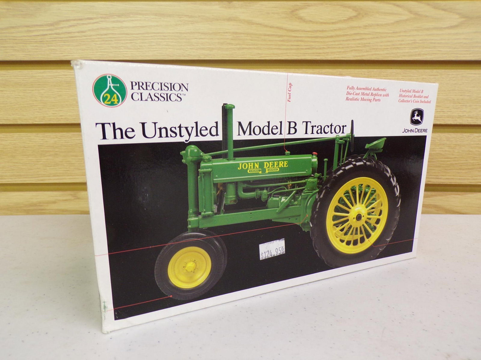 ERTL JOHN DEERE UNSTYLED MODEL B PRECISION CLASSIC NO. 24 HD NF TRACTOR: NOS 2003 STOCK NO. 154871/16 SCALE