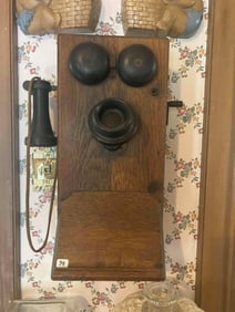 OAK WALL PHONE