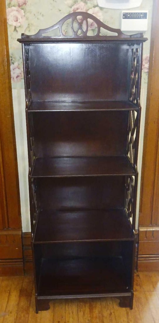 5 TIER BUTLER WALNUT SHELF (1 of 4)