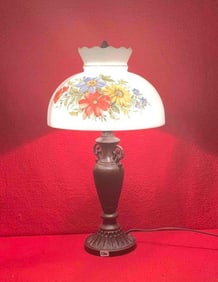 HAND PAINTED WILDFLOWER LAMP