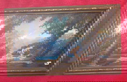 MOTHER AND CHILD 1935 LITHOGRAPH