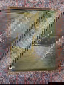 FRAMED MUSICAL VICTORIAN LADY PRINT