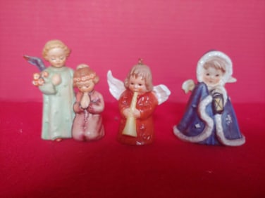 GOEBEL HUMMEL LOT OF 3 INC. 2 FIGURINES AND ONE BELL