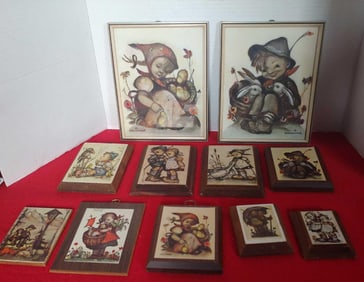 GOEBEL HUMMEL WALL HANGING LOT OF 11