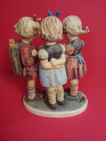 C. 1964 GOEBEL HUMMEL SCHOOL GIRLS FIGURINE