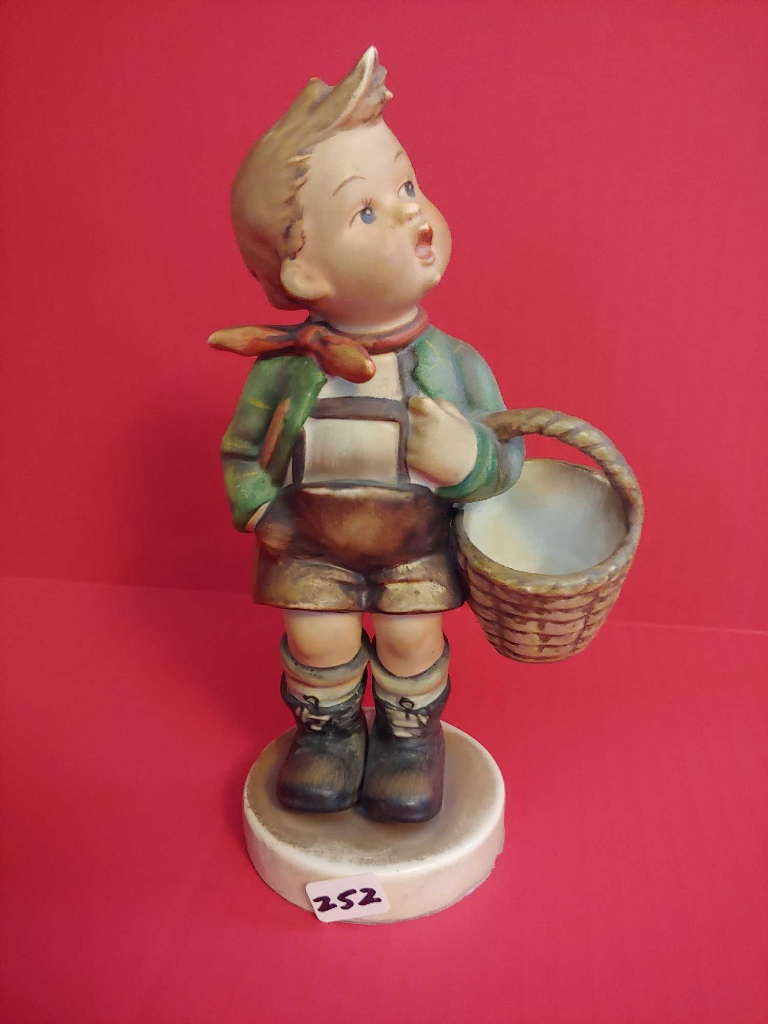 GOEBEL HUMMEL VILLAGE BOY FIGURINE SIGNED (1 of 3)