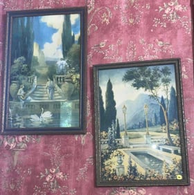 EARLY J.A. LeBRETTON FRAMED LANDSCAPE PRINT