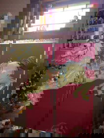 CAROUSEL HORSE PAINTED DECOR