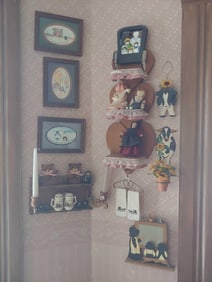HOME DECOR LOT INC. WALL DECOR, SHELF, BEARS AND MORE