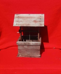 WOODEN WISHING WELL