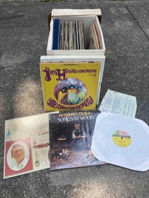 JIMI HENDRIX, JETHRO TULL, AND MORE RECORDS