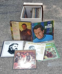 KENNY ROGERS, GLEN CAMPBELL, AND ANDY WILLIAMS RECORDS