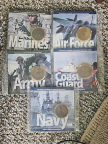 COINS OF AMERICA U.S. MILITARY COLLECTIBLE TOKENS