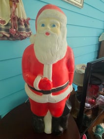 UNION VINTAGE SANTA CLAUS BLOW MOLD