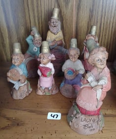 TOM CLARK LACY THIMBLE GNOME FAIRY LOT OF 7