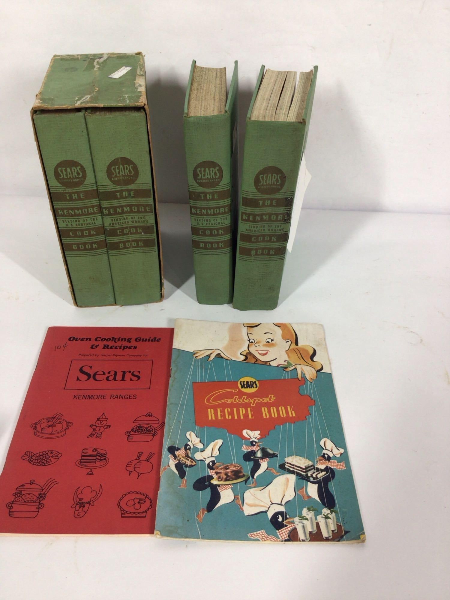 VINTAGE SEARS COOKBOOKS: 1939 TO 1950S.