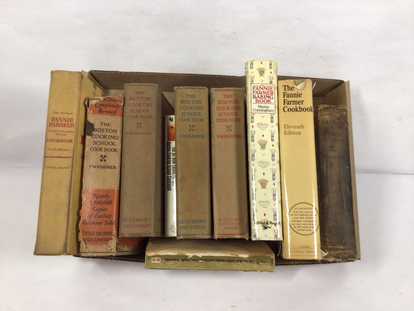 BOSTON COOKING SCHOOL AND FANNIE FARMER COOKBOOKS (1 of 3)