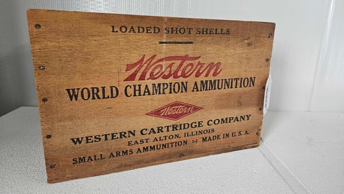 WESTERN AMMUNITION CRATE