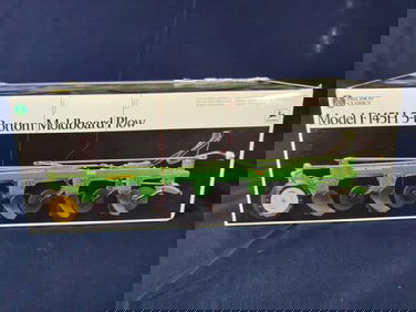 ERTL JOHN DEERE MODEL F145H 5 BOTTOM MOLDBOARD PLOW PRECISION CLASSICS NO. 6