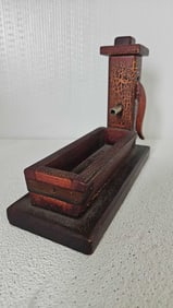 WOODEN WATER PUMP AND TROUGH