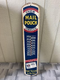 MAIL POUCH TOBACCO ADVERTISING THERMOMETER