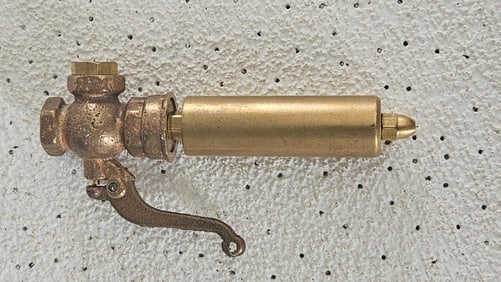 SALESMAN SAMPLE BRASS STEAM WHISTLE