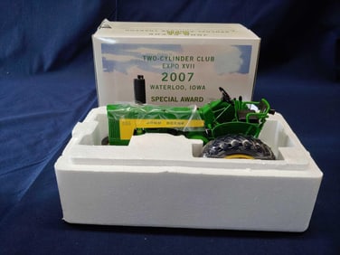 ERTL JOHN DEERE 530 GENERAL PURPOSE TRACTOR TWO CYLINDER EXPO 2007 XVII SPECIAL AWARD