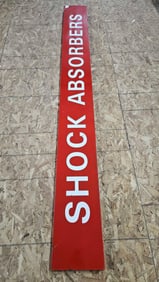 SHOCK ABSORBERS PORCELAIN SIGN