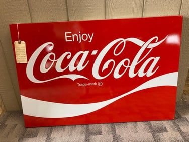 NOS COCA COLA 1970S SIGN