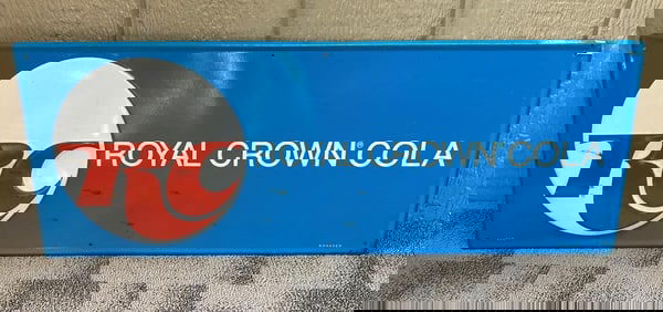 SST DONASCO ROYAL CROWN COLA EMBOSSED SIGN