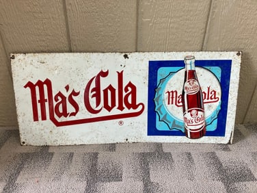 SST MA'S COLA EMBOSSED SIGN