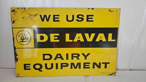 SST STOUT SIGN CO. DELAVAL DAIRY EQUIPMENT SIGN