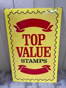 DS DONASCO TOP VALUE STAMPS SIGN