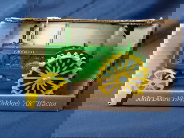 ERTL JOHN DEERE 1949 MODEL AR BLUEPRINT REPLICA STEEL WHEEL TRACTOR