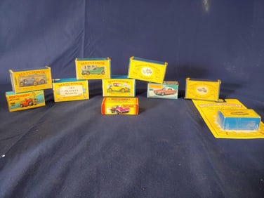 VINTAGE MATCHBOX LOT OF YESTERYEAR MODEL CARS INC. 10 VARIOUS CARS