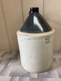 STONEWARE 5 GAL. CROCK JUG