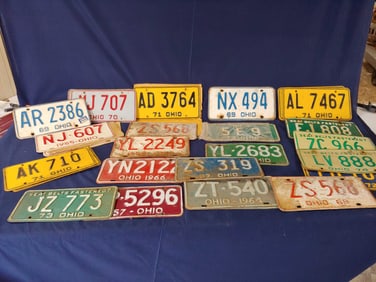 LICENSE PLATES LOT INC. 50'S, 60'S AND 70'S