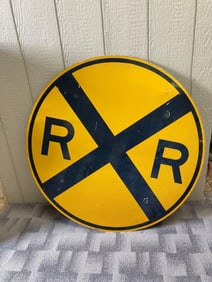 REFLECTIVE RR CROSSING SIGN